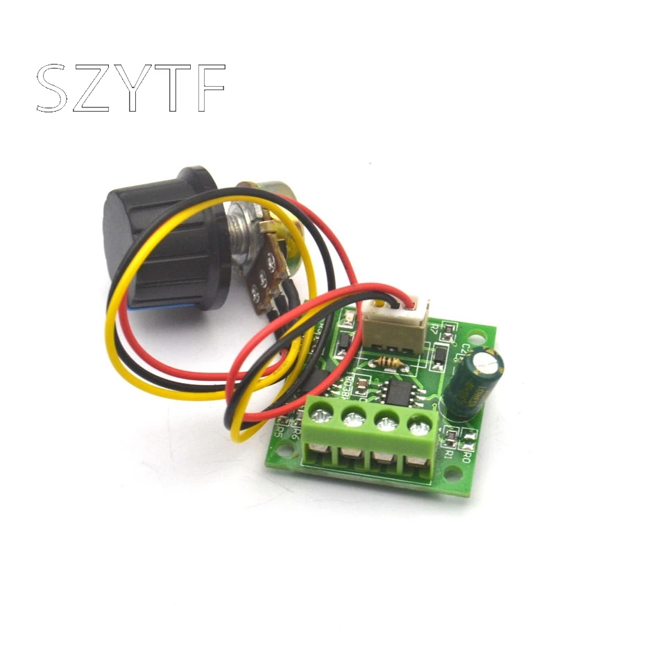 

PWM DC motor speed controller 1.8V 3V 5V 6V 12V 2A throttling module 1803BW