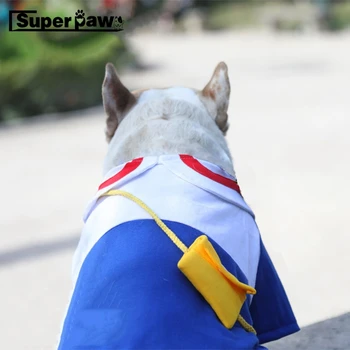 

Dog Summer T-shirt Vest Cute Japanese School Uniform Cosplay Costume Pet Clothes Dogs Schnauzer French Bulldog Pug Apparel XIC08