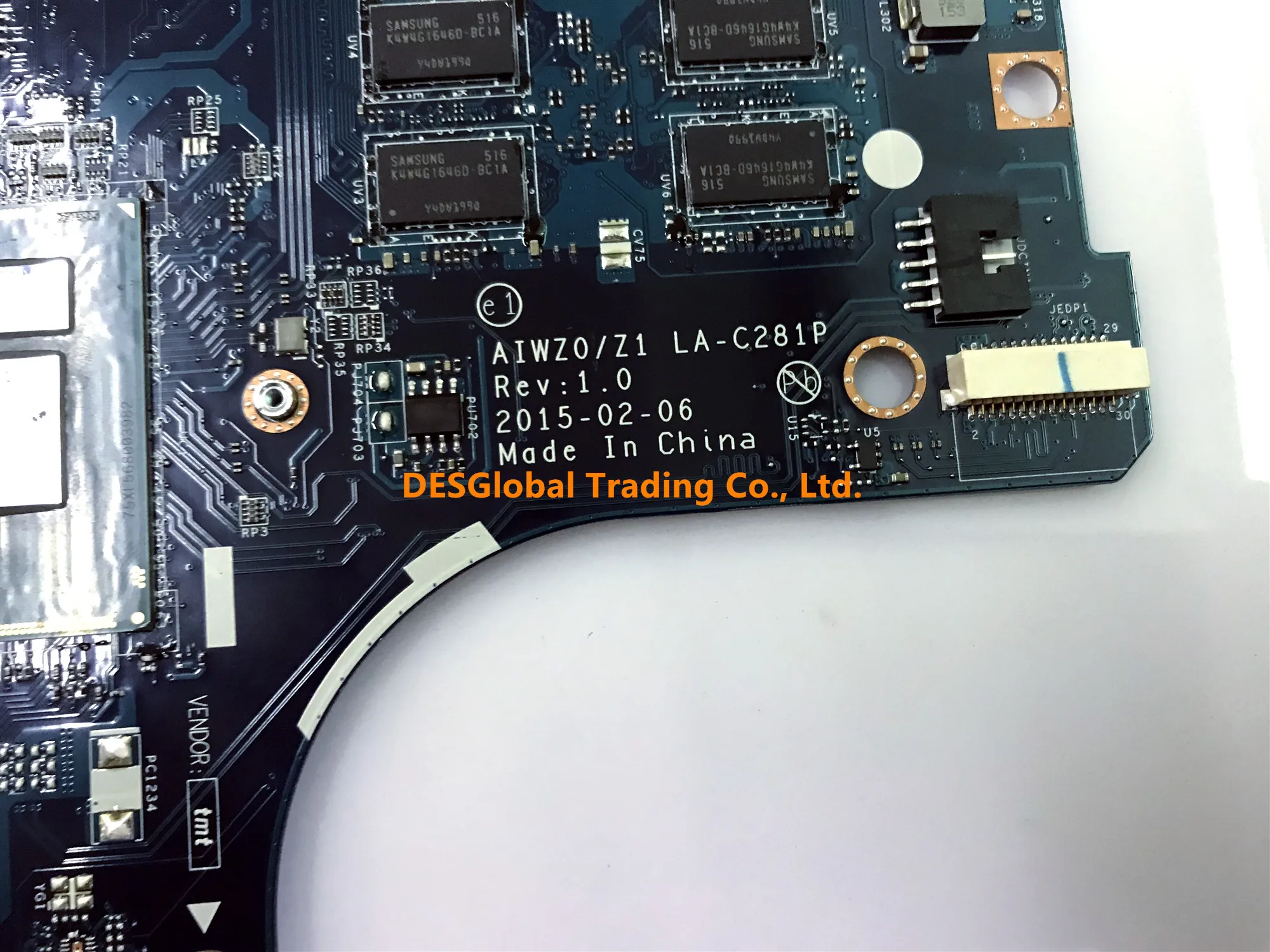 price cut  For Lenovo Z51-70 Laptop Motherboard SR23Y I5-5200U AIWZ0/Z1 LA-C281P Mainboard Fully Tested Fast S