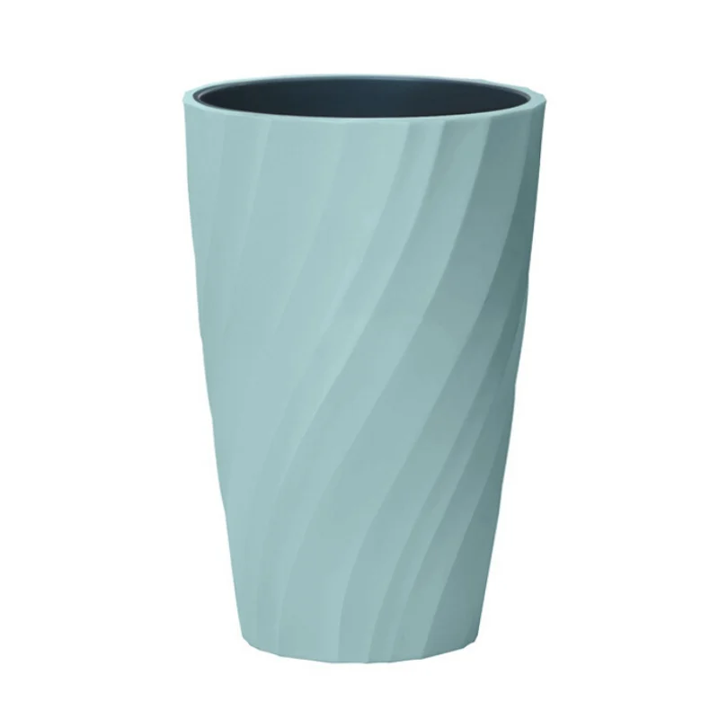 light blue PP материал двухслойные стаканы для зубных щеток, держатели для мытья, питьевой воды, для дома, ванной комнаты, легкая зубная кружка B - Цвет: light blue