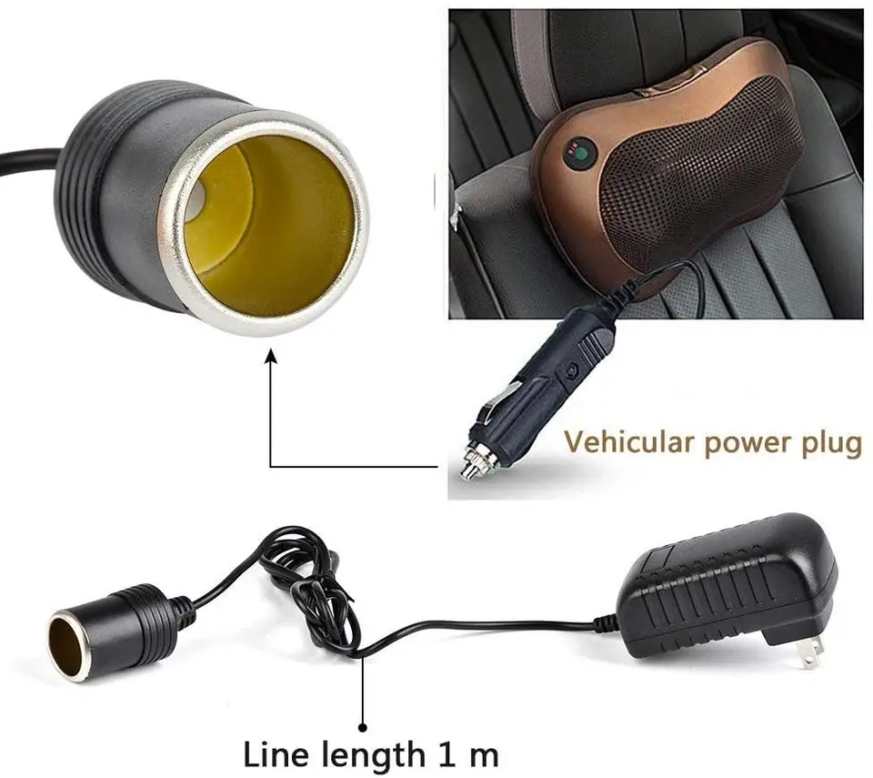 Convertitore Tensione Auto Convertitore DC 24V A 12V Da 100W, Presa Accendisigari, Con Protezioni, Ideale Per Camper E Auto Adattatore Accendisigari 24V DC