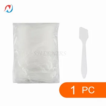 

1Pc Clear 8cm Disposable Plastic Cosmetic Facial Pack Spoon Spatula Facial Cream Mini Scoop Mud Facial Pack