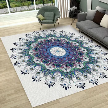 

Nordic palace style light luxury rug rectangular living room bedroom coffee table home decoration mat bathroom anti-slip mat