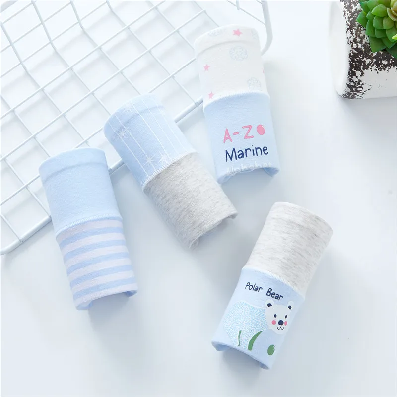 

Cotton underwear girl comfortable children's underwear set sweet design female middle waist underwear