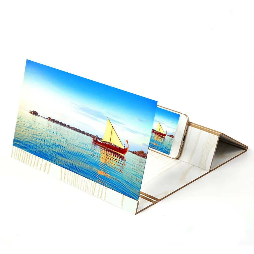 

Mobile Phone Screen Magnifier Video Amplifier Folding Enlarged Expander Stand for Watching Video Phone Holder Stand