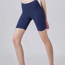 Сексуальные тонкие женские леггинсы 1/2 Длина шорты выше колена шорты для активного спорта йоги летние быстросохнущие ropa deporte mujer