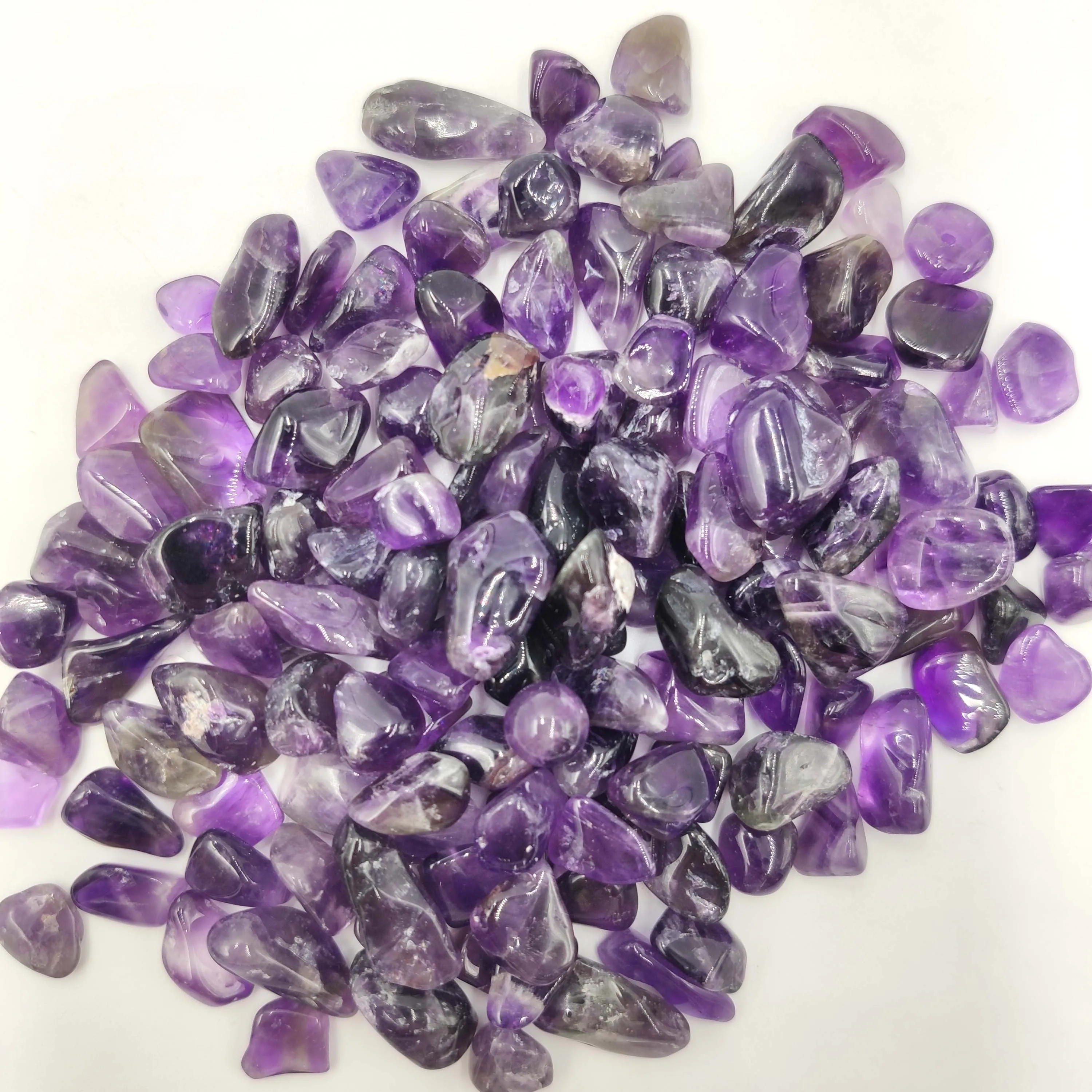 

50g Natural Amethyst Point Quartz Crystal Stone Rock Chips Lucky Healing natural stones happy family fish tank stone