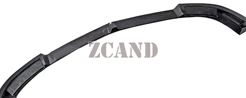 V style Real Carbon Fiber front Lip spoiler for Mercedes Benz W204 C63 F/L Coupe Sedan 2012
