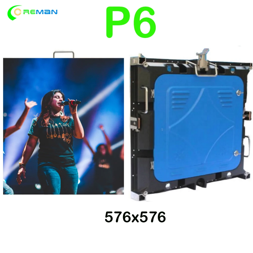 Матричный светодиодный rgb наружный огромный видео настенный шкаф 576X576mm P6 экран P5