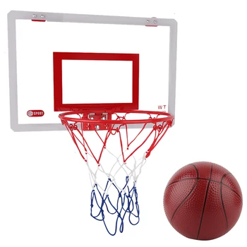 

1 Set Hanging Type Basketball Board Practical Basketball Net Set for Outdoor Store Home Indoor