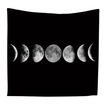 

Moon Tapestry Wall Hanging Sandy Picnic Throw Rug Blanket Camping Tent Sleeping Mat Modern Home Decor Yoga Mat Dorm Wall Tapestr
