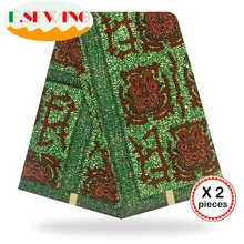 Африканская восковая ткань с принтом Анкара для шитья Анкара африканская ткань 12 ярдов нигерийская хлопковая ткань Гана для платья 90128