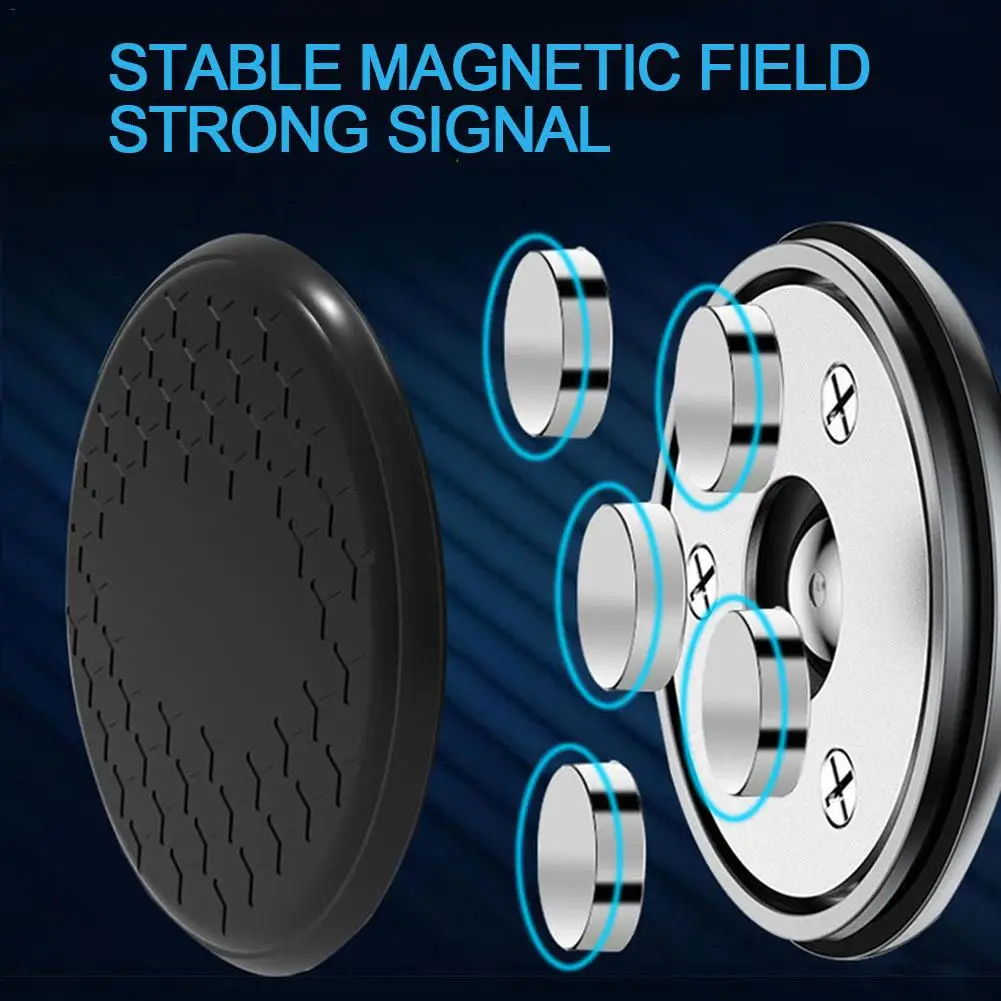 Обновленный магнитный автомобильный держатель для телефона ABS держатель на вентиляционное отверстие автомобиля зажим на 360 градусов магнит подставка для телефона кронштейн 36x11,5x60 мм