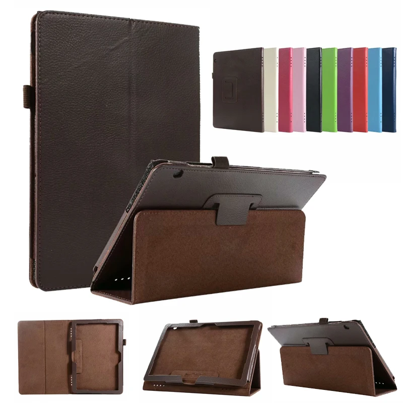 Litchi PU Leather Case For Huawei MediaPad T5 C5 10.1''  Case For Huawei Media Pad AGS2-W09 AGS2-L03 AGS2-W19 Stand Funda Cover (1)
