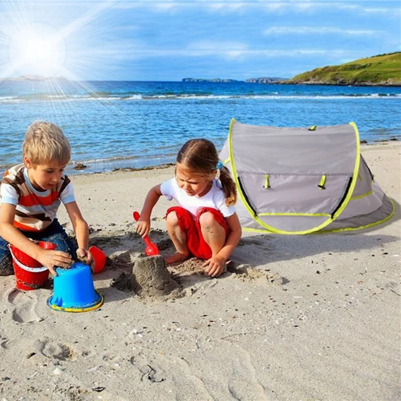 Shark Summer Baby Beach Tent Uv-Protection Sun Shelter with Pool Waterproof Awning Tent Children 'S Tent Kids House