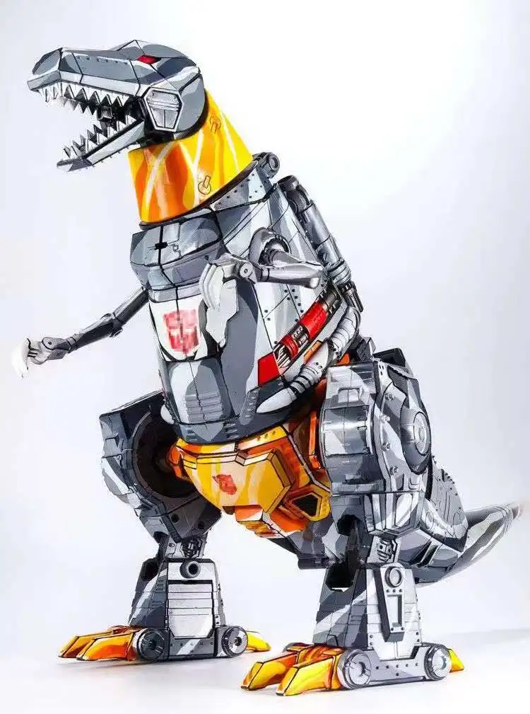 Трансформация негабаритных MP08 2D комиксов специальный цвет Ver GrimlockFigure игрушка модель подарок