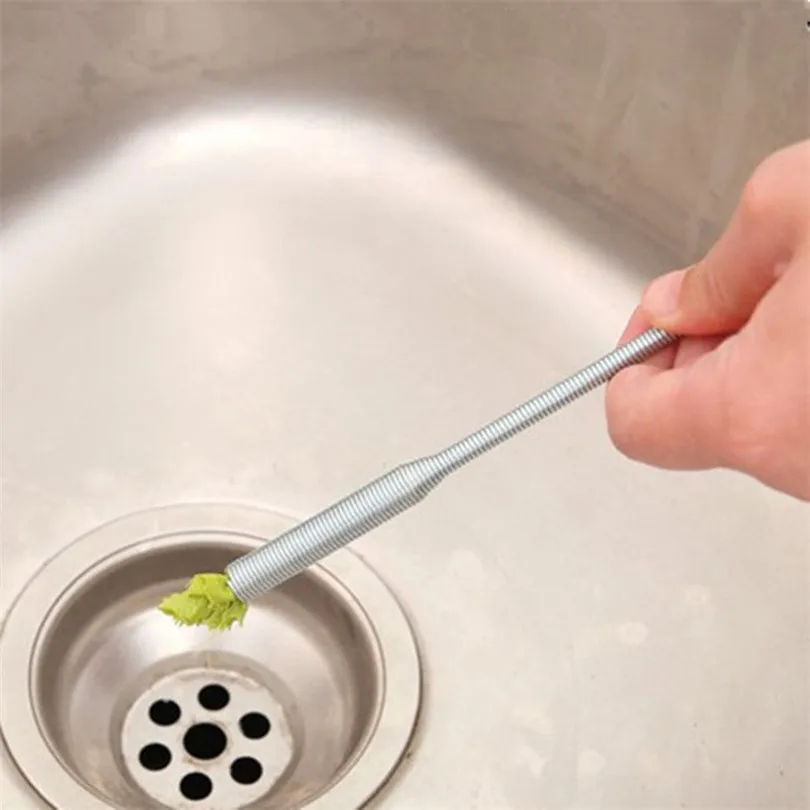 Flexible Long Reach Claw Pick Up Narrow Bend Curve Grabber Tool Spring Grip 60cm Pipe dredger Household cleaning Tools #4D24 (5)