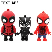 Напиши мне 64 ГБ и героем мультфильма-черной Пантеры и Звезда смерти usb флэш-накопитель usb 2,0 4 ГБ 8 ГБ 16 ГБ оперативной памяти, 32 Гб встроенной памяти, флешка, подарок