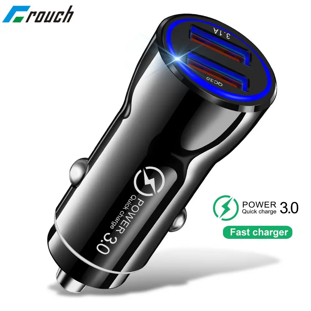 Автомобильное зарядное устройство с двумя usb портами 5 В 3 0 А|Зарядные устройства|