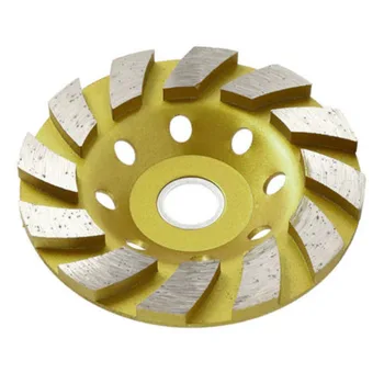 

Diamond Segment Grinding Wheel Discs 4″ Grinder Cup Concrete Stone Cut For The Grinding Of Marble, Granite