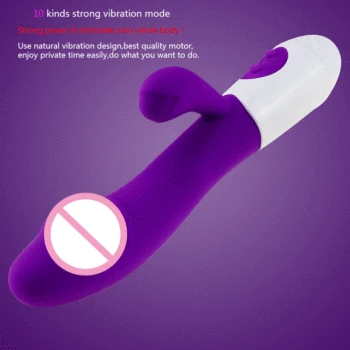 G Spot Rabbit Vibrator Sex Toy for Women Dildo Vibrating Vagina Clitoris Massager Dual Vibration AV Stick Safe Sex Adult Product 3