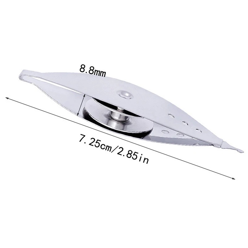 1pc Metal Tatting Shuttle for hand lace making DIY Craft Tool for Lace Making Metal Tatting Shuttle Knitting Weaving Tools