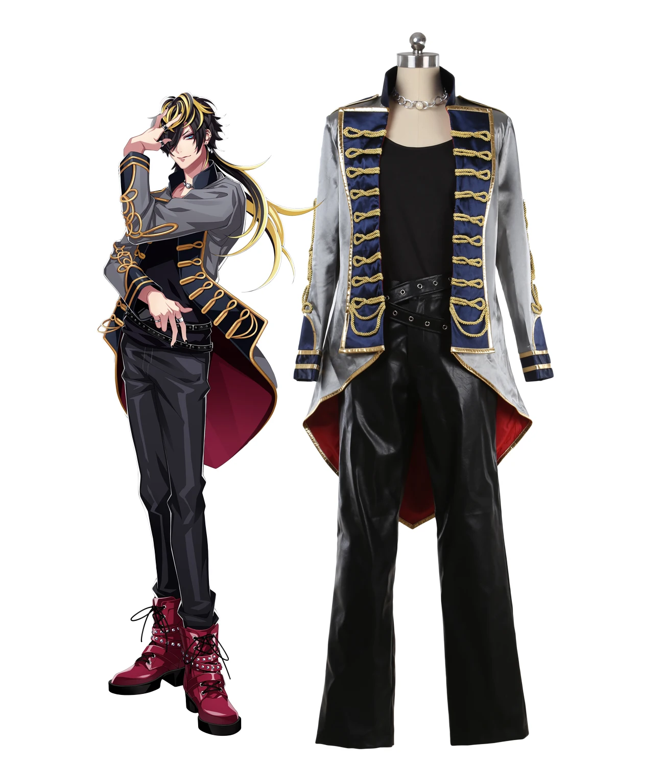 

Hypnosis Mic Division Rap Battle Jyushi Aimono 14th Moon Cosplay Costume Custom Made