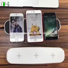 3 position wireless qi charging pad  for samsung iPhone 8 x