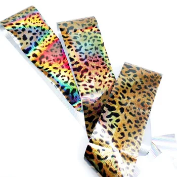 

1 Roll 4CM*100M Holo Laser Leopard Abstract Paint Starry Sky Transfer Paper Foil Wraps Decals Nail Art Manicure DIY Decorations