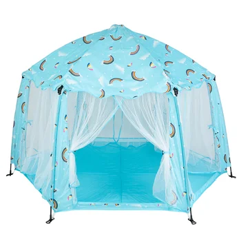 

Hot Selling Printed Pongee Automatic Shelf Tent with Tote Bag