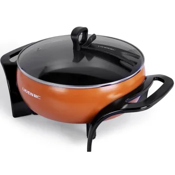 

Multifunctional Hotpot Hotpot Electric Chafing Dish Domestic Electric Frying Pan Non-stick Cooker Household Hot Pot 220V