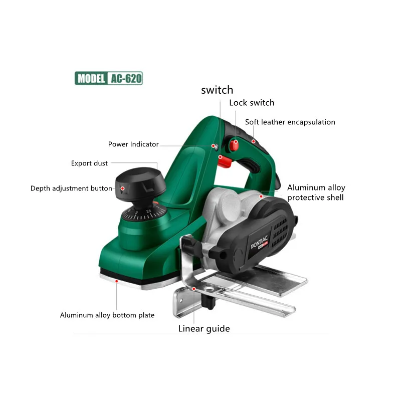 Portable Electric Power Handheld Planer 
