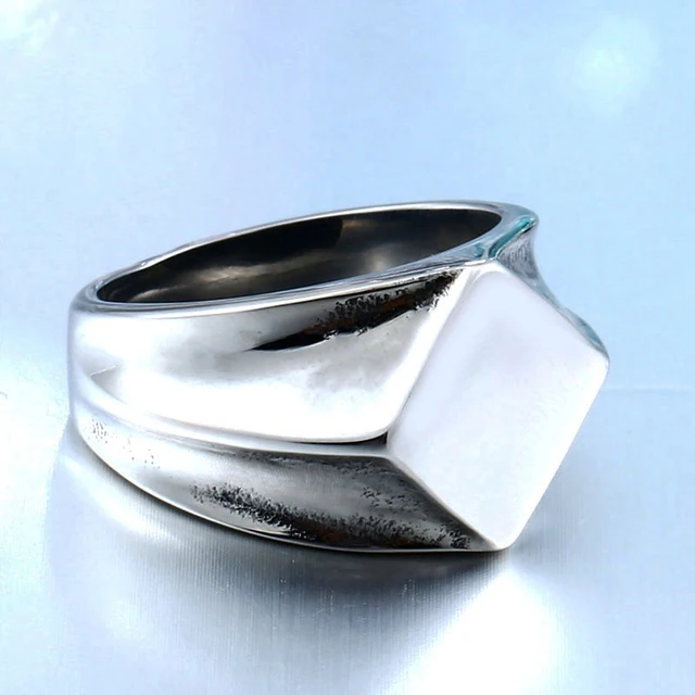 Retro Mens Rings 316L Stainless Steel For Male Boyfriend Biker Jewelry Golden Blue CZ Crystal Stones Skull Eagle Ring 2021 New Custom Color