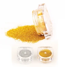 2 коробки лазер Золото Серебро голографическая блестящая Гвозди Искусство порошок «Волшебное зеркало» порошок ногтей блестит искусство пигмент лак для ногтей пыль