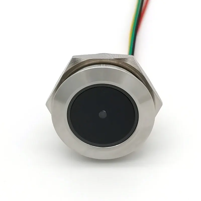 Barcode Scanner GM60 UART Stainless Steel Enclosure Controlled Ring Indicator