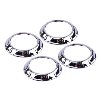 

4Pcs Interior Center Dashboard Air Conditioning Vent Outlet Decoration Ring Cover Fit For Jeep Wrangler JK JKU 2011-2017