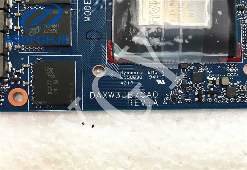 Оригинальный Для hp ZBOOK15 для ZBOOK17 DAXW3UB7CA0 Материнская плата ноутбука видеокарта N19E Q3