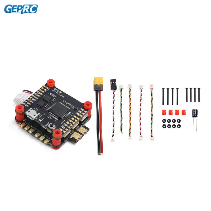 GEPRC FPV стек GEP-SPAN-F722-BT двойной гироскоп F7 OSD Контроллер полета и 50A BL_32 3-6S ESC для радиоуправляемого дрона многовинтовой части