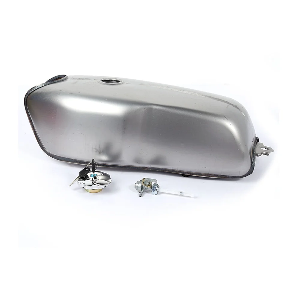 Vintage Cafe Racer Gas RD50 Tank Universal Motorcycle Fuel Tank Bare