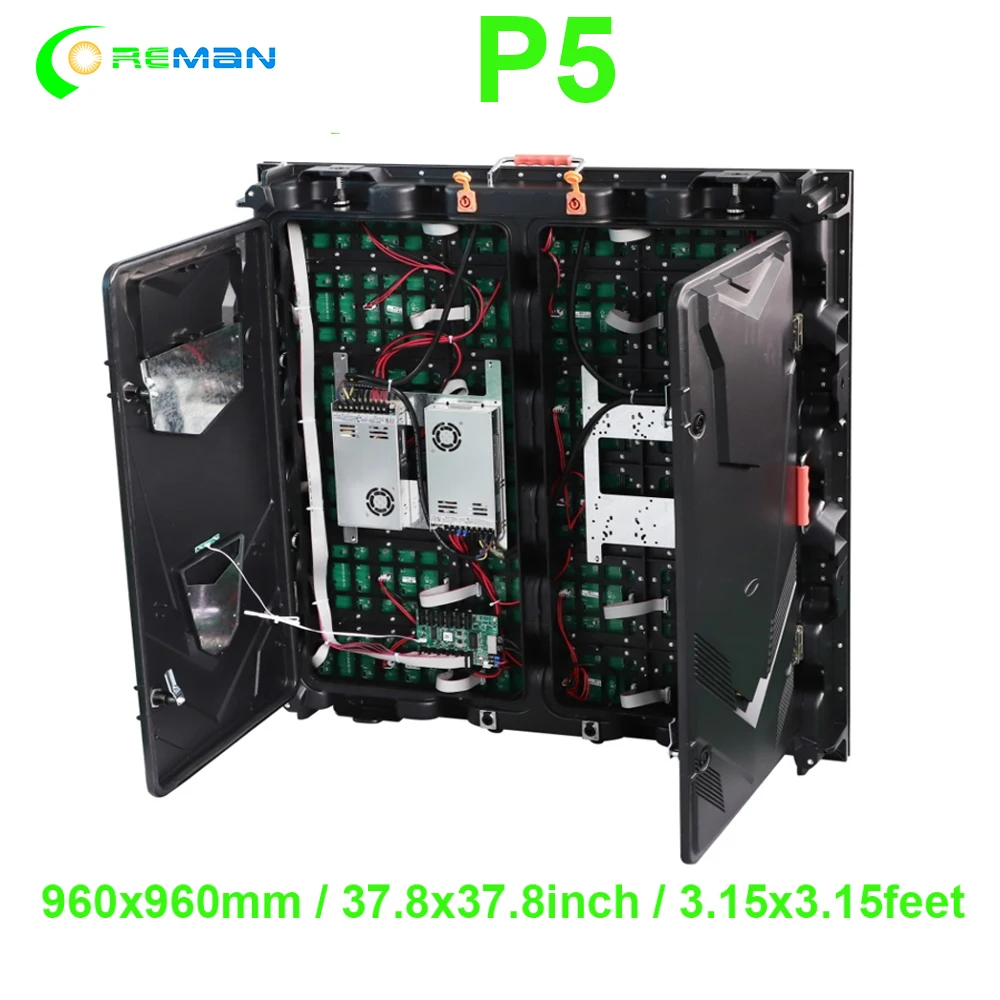 Полный комплект монтажная Светодиодная панель P10 P8 P5 для помещений 960x960 мм литье