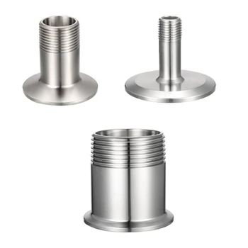 

uxcell 1Pcs Hose Barb Adapter Male Threaded Pipe Fitting to TRI CLAMP (OD 50.5-77.5mm Ferrule) Connection for Valves Hoses