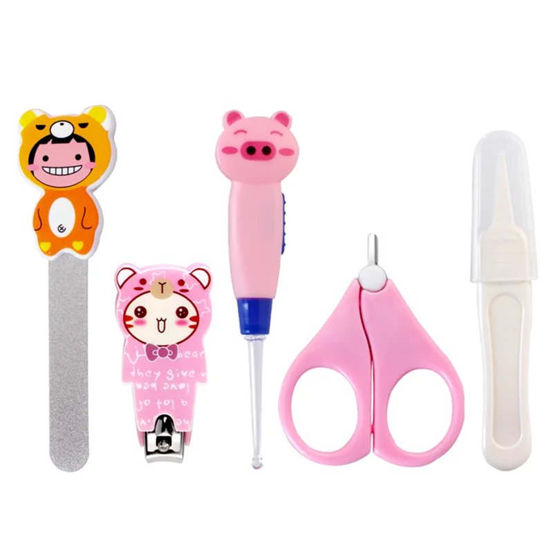 Paston бренд Baby Care 4-Set: в том числе машинка для стрижки ногтей, ножницы, пилочка для ногтей, светящаяся серьга BST006