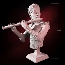 

60mm Resin Model Girl Bust Figure Unpainted No Color RW-036