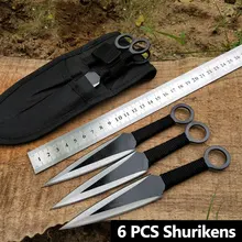 

Outdoor EDC Portable Stainless Steel Cutting Tools Ninja Martial Arts Props Personal Safety Camping Hunting Self-defense Knife