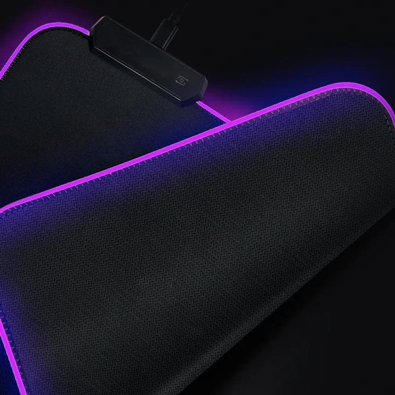  XGZ Great Waves Art Mousepad Large Computer Mouse Mat Large LED Gaming Mouse Pad Night RGB USB Wire