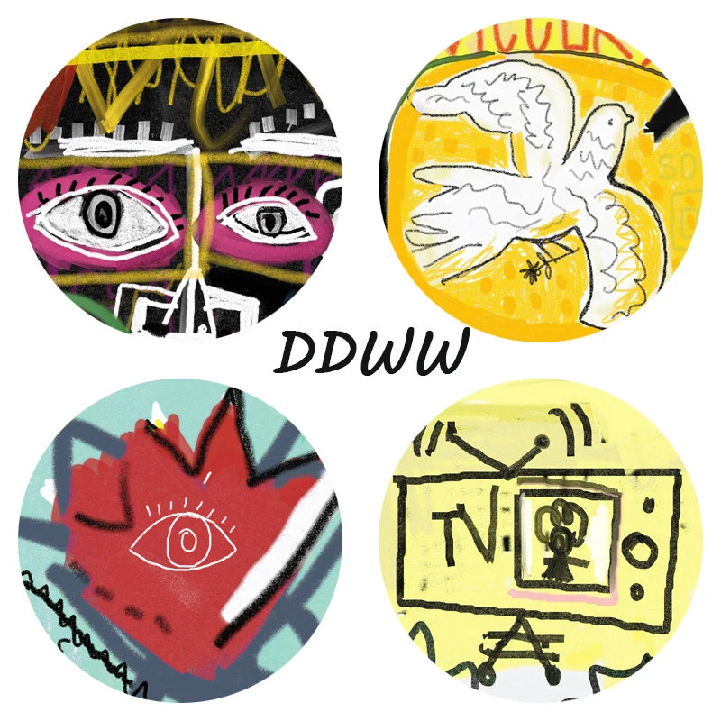 Картина на холсте DDWW современный стиль культуры граффити уличное искусство