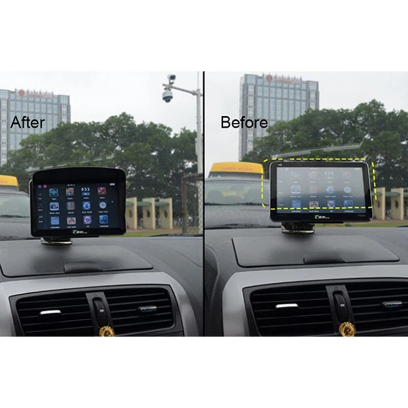 Новый 1 шт. черный GPS Солнцезащитный козырек для навигатора 7 дюймов Автомобильный
