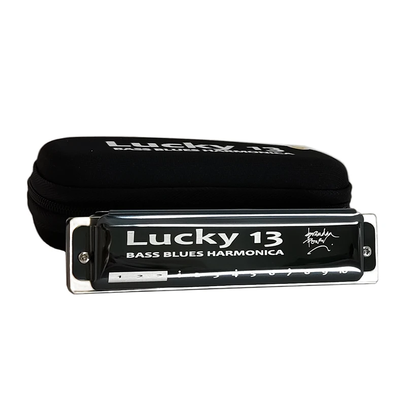 Easttop Brendan Power Lucky 13 Bass Blues Harmonica 13 Hole Diatonic