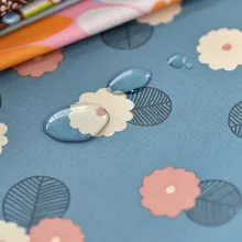 Полметра водостойкий дождевик маслостойкий Ткань Оксфорд с цветком мультяшная поверхность пластиковый обеденный стол дождевик T1129