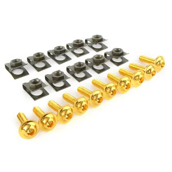 

Universal Fastener Clips Screw For motorcycle bikes scooters Rack Plating New High quality Durable